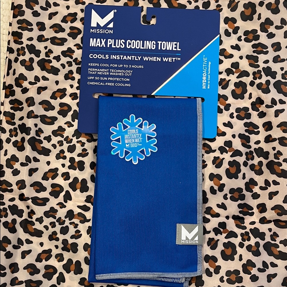 Mission Max Plus Cooling Towel Blue